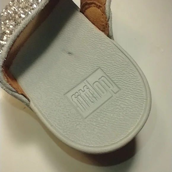 FitFlop Lulu Glitter Thong Flip Flop Sandals Women's sz 8. - Picture 11 of 11